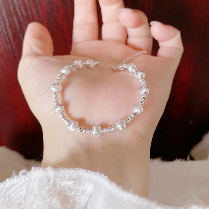 s925纯银猫眼珠手链女