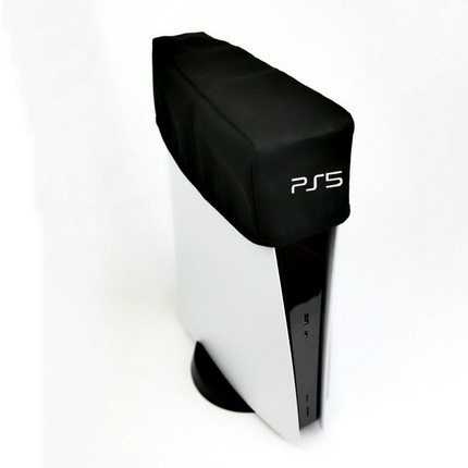 PS5主机防尘盖布简约现代黑色万能通用顶部防尘罩