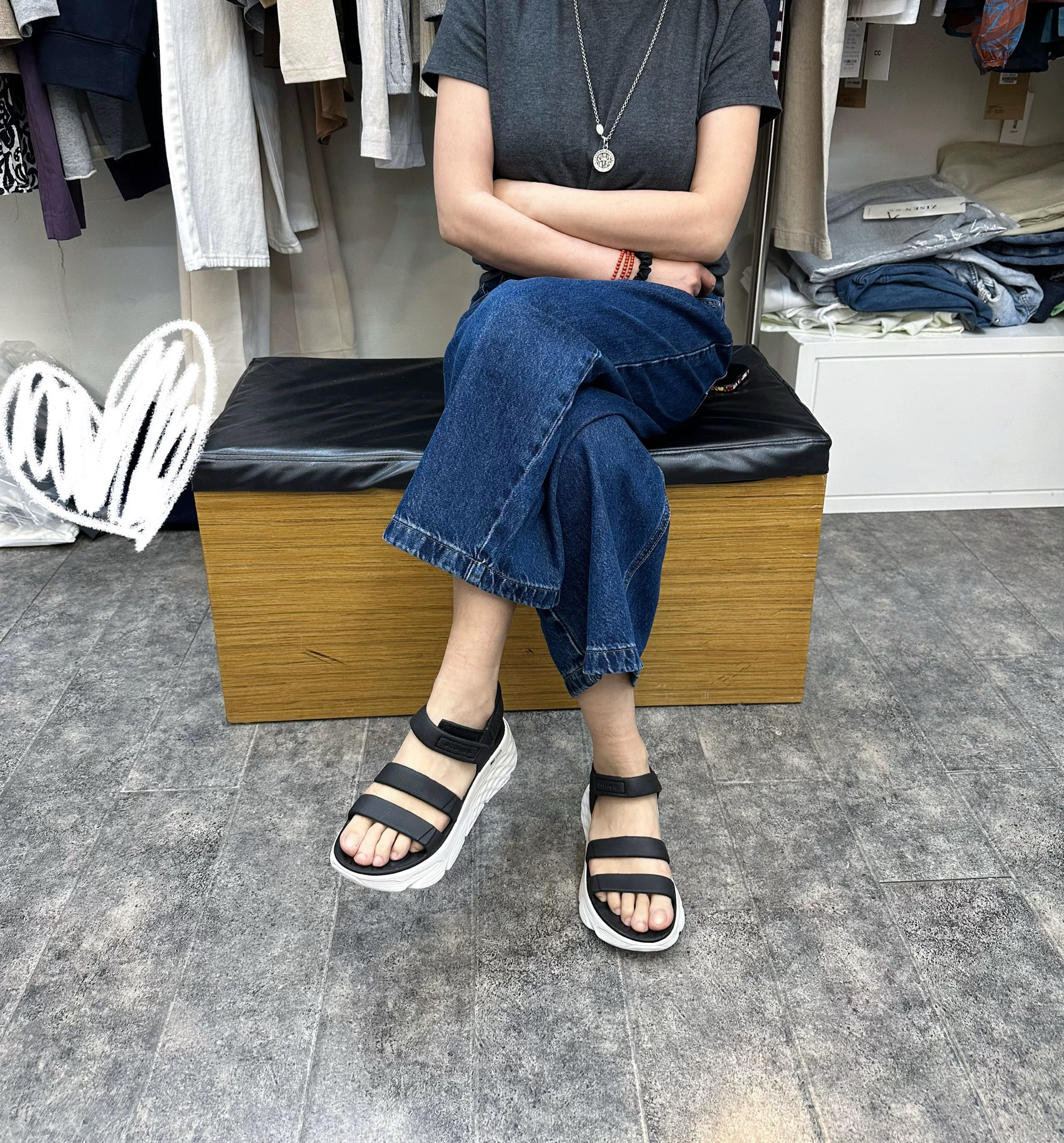 chao轻～ 原单夏季新款户外休闲厚底露趾凉鞋女鞋 可涉水