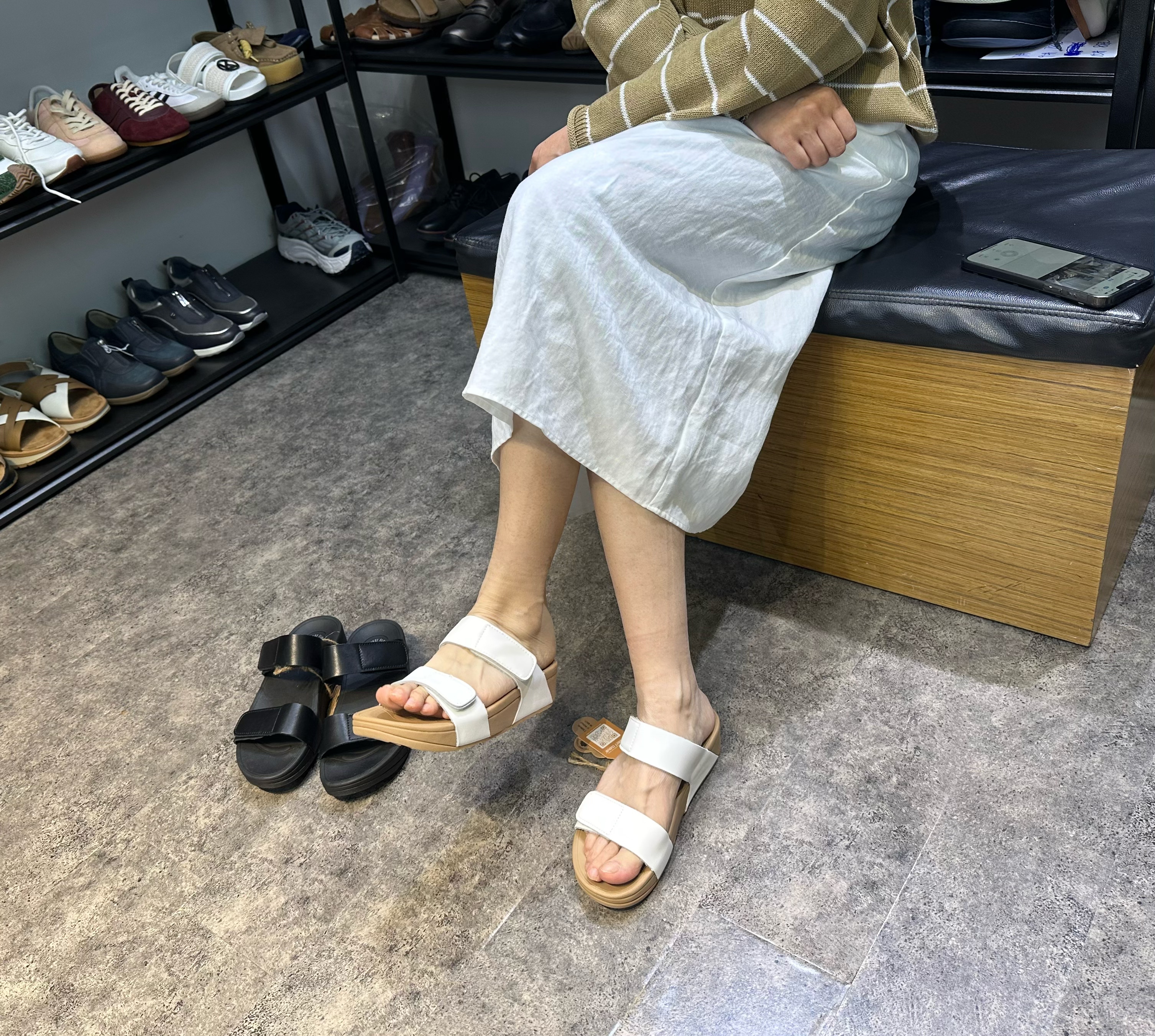 小陈记外贸原女外穿新款夏季厚底增高休闲百搭凉拖鞋   轻便暴走