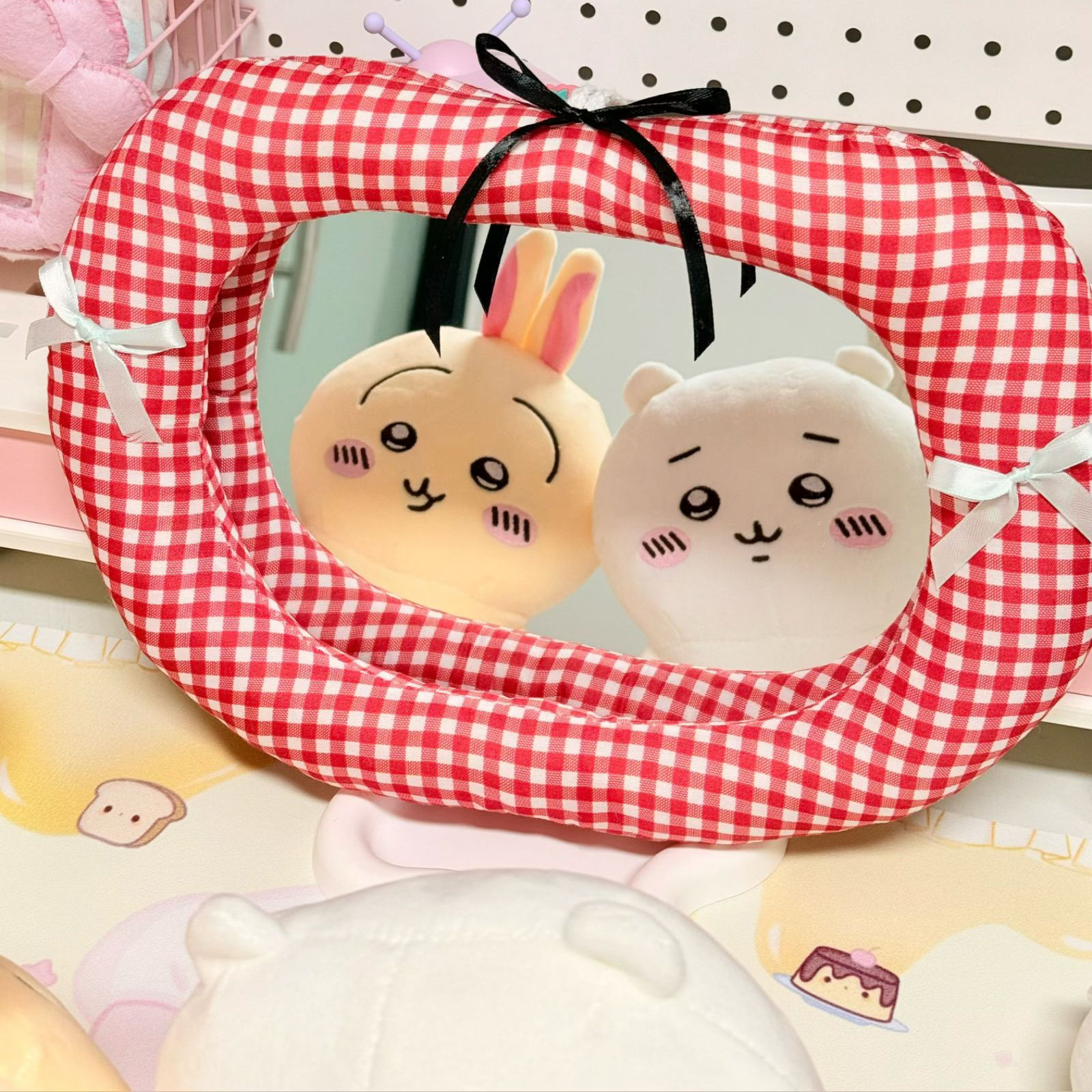 ins风摆拍道具化妆镜可爱