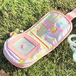 新款可爱收纳多层百搭钱包随身带身份证银行卡包零钱包ins多巴胺