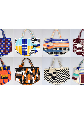 SUSUWAYUU 瓦尤手工编织挎包民族风流苏沙滩包波西米亚风单肩包