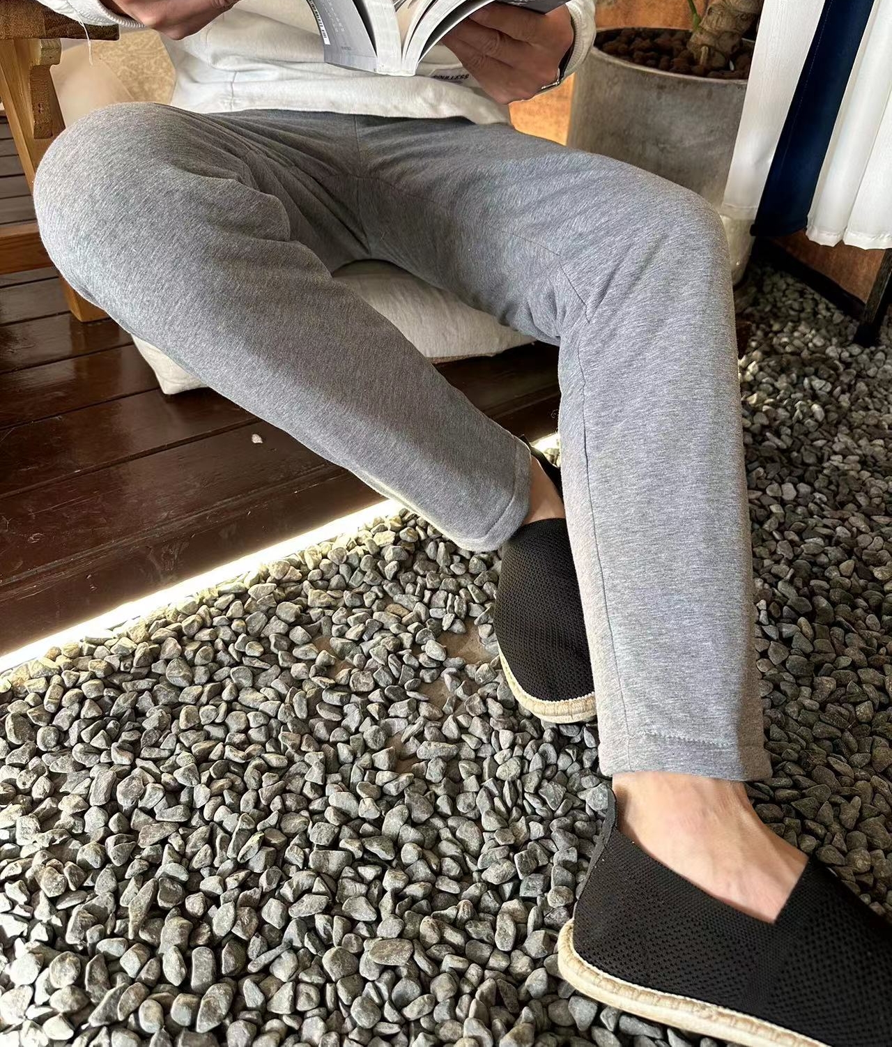 加厚纯棉棉裤全棉护心背心男