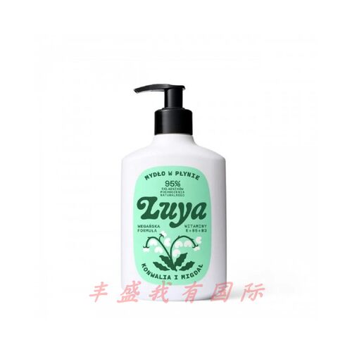 LUYA 95%天然铃兰杏仁烟酰胺维生素滋养保湿软化再生沐浴露 400ml
