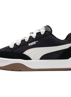 PUMA板鞋男鞋女鞋2025春季新款休闲鞋黑色面包鞋透气运动鞋397495