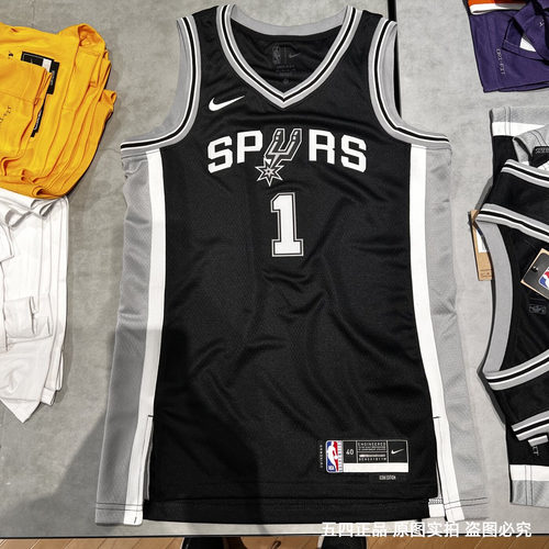 Nike耐克圣安东尼奥马刺队NBA男子速干球衣秋季透气无袖T恤DN2022
