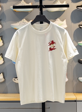 李宁男子T恤2026春季新品日进斗金系列冰感舒适短袖文化衫AHSW017