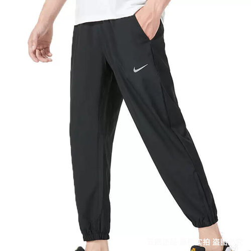 正品Nike/耐克百搭男子简约保暖秋款运动休闲长裤 FB7498-010