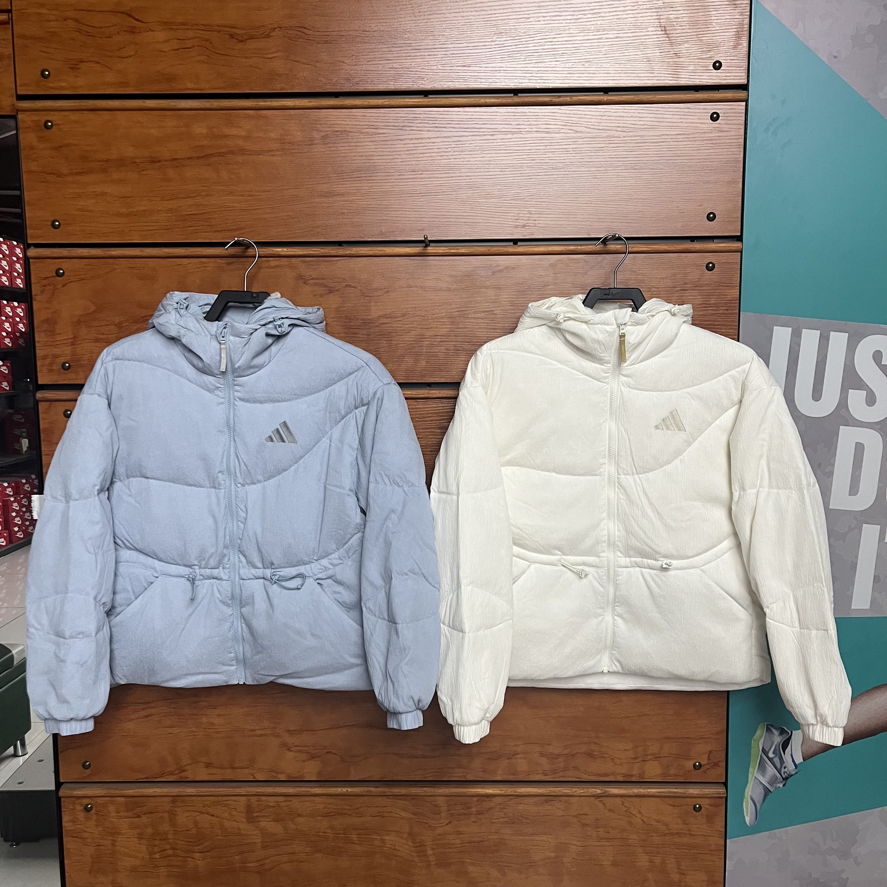 正品Adidas阿迪达斯24新款冬季女收腰加厚外套羽绒服JG5930 4626