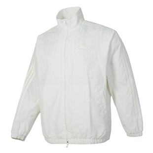 阿迪达斯外套男女梭织拒水立领防风运动夹克JI6647JI6648JI6646