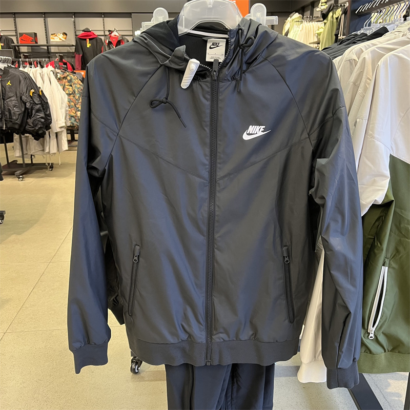 Nike耐克春秋男子时尚潮流连帽训练休闲运动夹克外套 727325-010