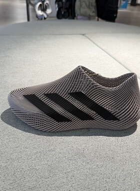 Adidas阿迪达斯男3D打印风巢网眼镂空透气一脚蹬凉鞋运动鞋KJ8977