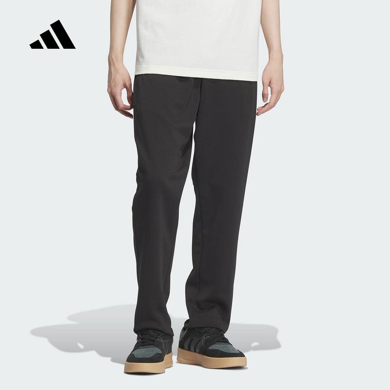 正品Adidas阿迪达斯男子2024秋新款透气运动休闲裤针织长裤JI6255