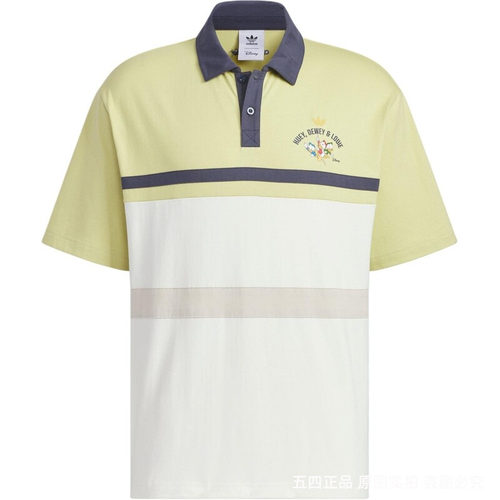 Adidas阿迪达斯三叶草男女迪士尼联名短袖POLO短袖T恤衫JL6479