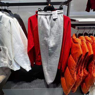 NIKE耐克男子卫裤25冬季新款加绒保暖运动舒适收口长裤FN3809-063