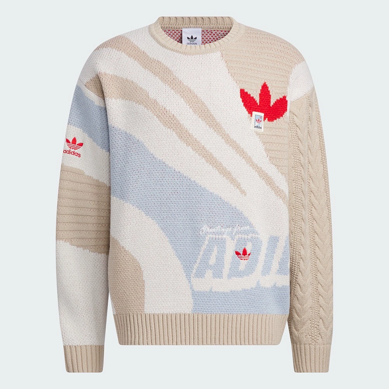 正品Adidas/阿迪达斯三叶草男子复古运动圆领套头衫IN0986 IN0985