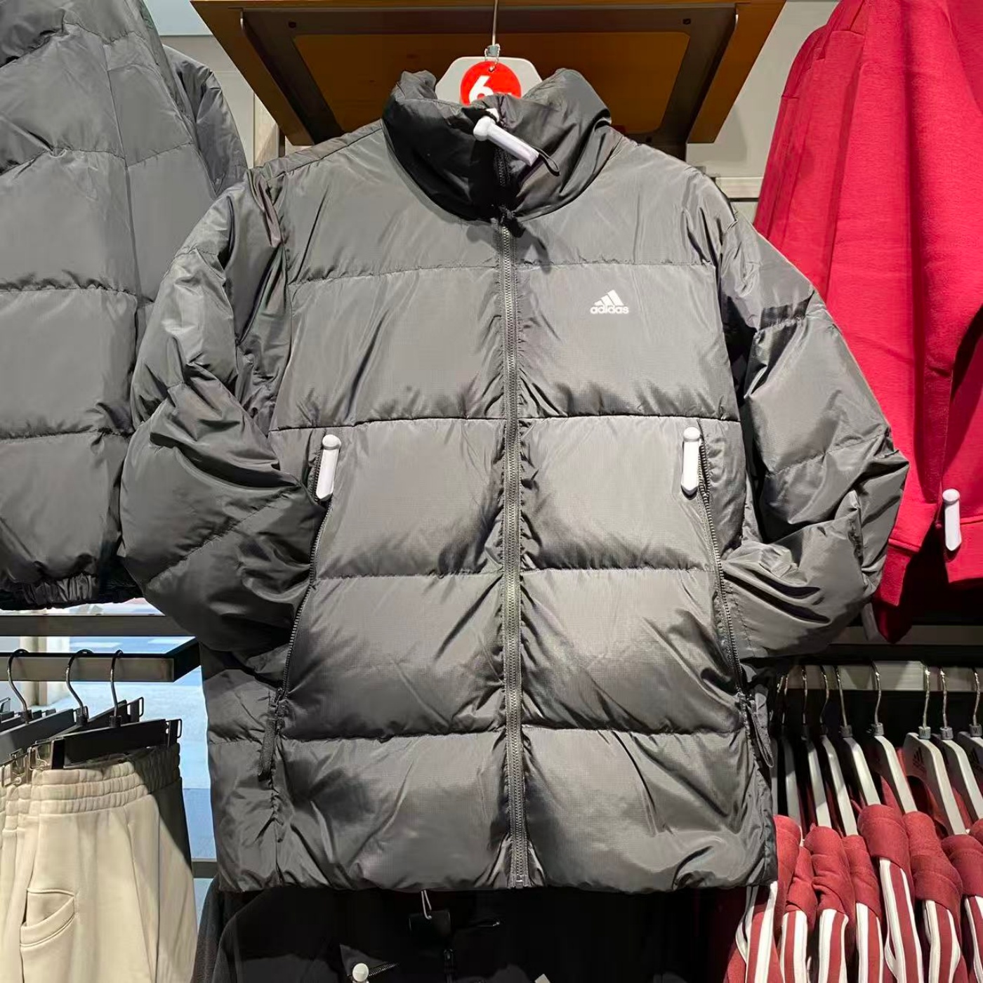 Adidas/阿迪达斯羽绒服男女经典保暖加厚防风立领夹克外套 IT8727