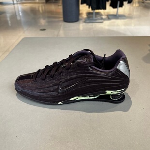 NIKE耐克女鞋 Z甜酷亮面撞色休闲耐磨气柱运动鞋 IU6262 666 Shox