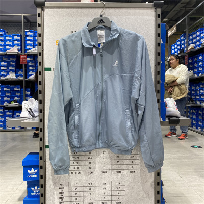 Adidas/阿迪达斯三叶草男子拼接防风时尚运动休闲夹克外套HC4511