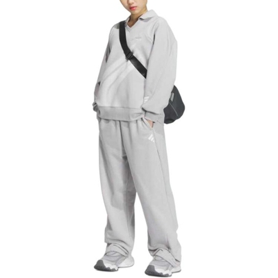 Adidas/阿迪达斯新款女士针织宽松保暖运动休闲裤JY8073