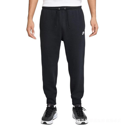 冬季NIKE耐克LOGO简约束腿训练男运动休闲针织长裤FN3802-010
