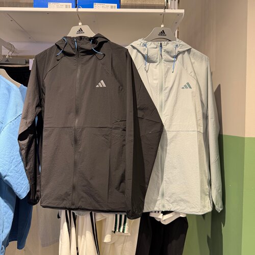 Adidas阿迪达斯男26夏新款防晒衣速干轻薄透气运动外套夹克KR2512