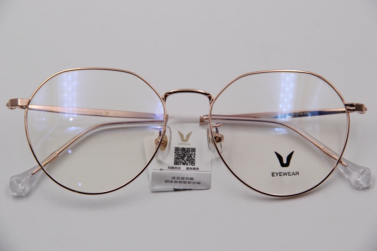 v牌专柜新品文艺复古近视眼镜架男女眼镜框韩版网红超轻全框v2616