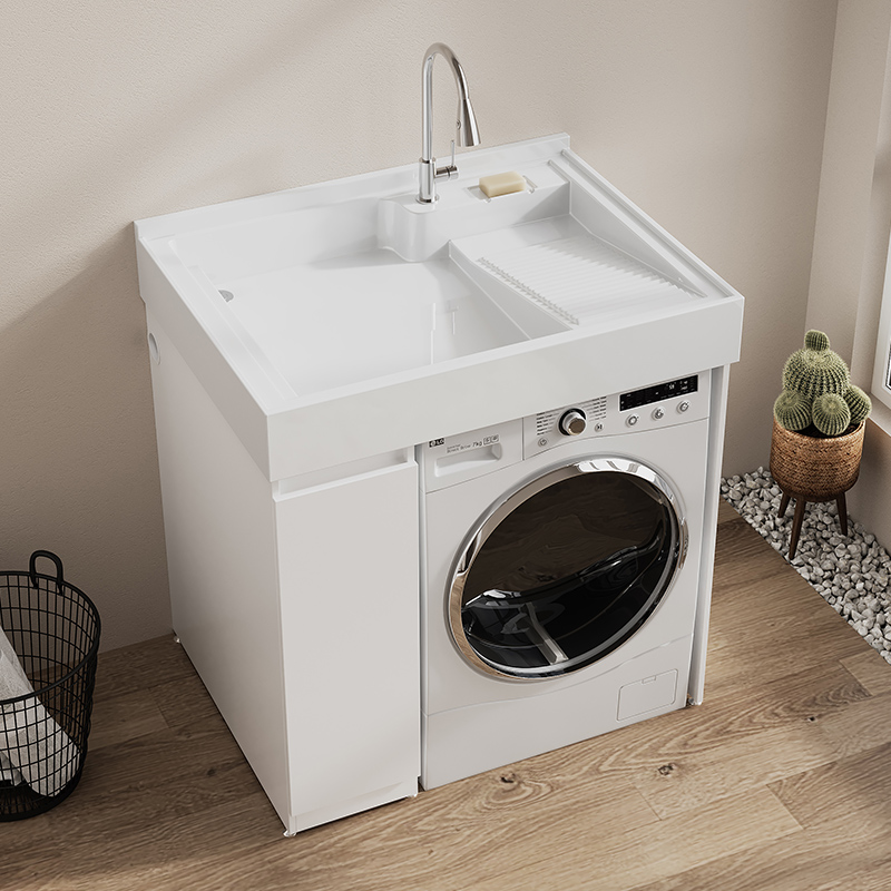 阳台洗衣机一体成品柜洗衣机伴侣