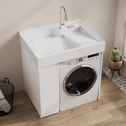 阳台洗衣机一体成品柜洗衣机伴侣