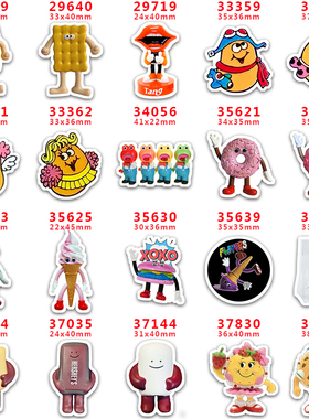 30个价 蝴蝶结DIY配饰贴饰 手工DIY配件 亚克力树脂配件 PR29639