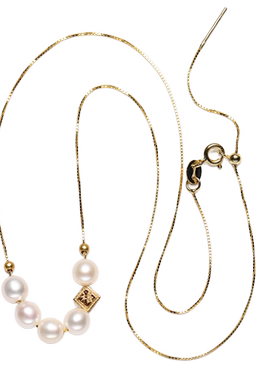 福字项链Dara/戴拉珍珠女