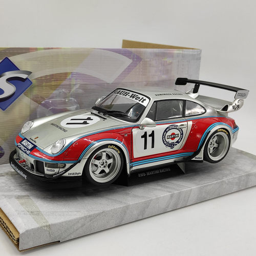 适用于 S 118 保时捷 911 RWB 马天尼 2020 #11 合金汽车模型