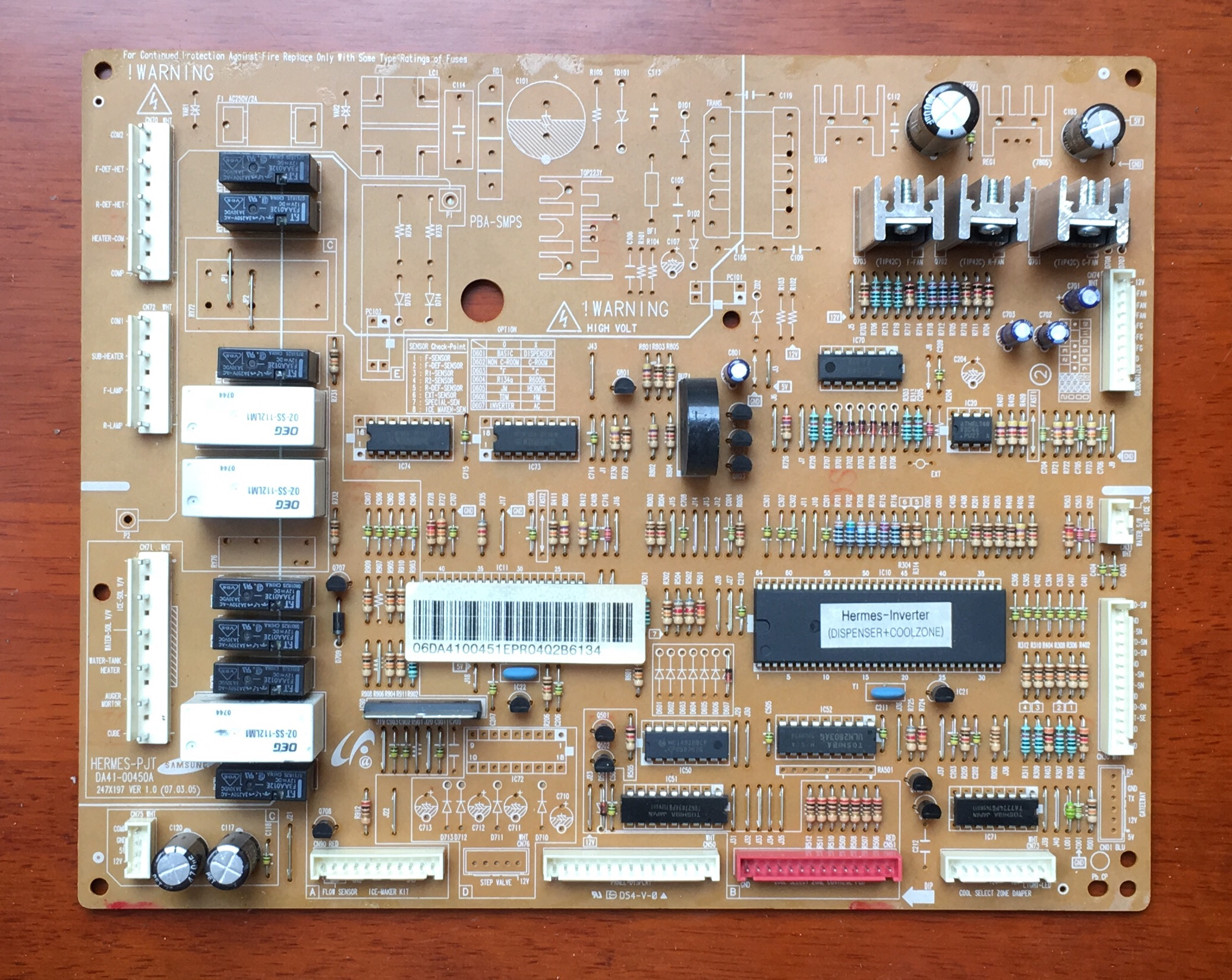 原装三星冰箱 RSH1VTPE 主板 DA41-00450A进口对开门冰箱主板