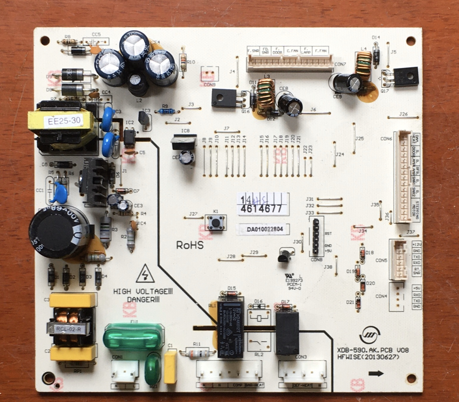 美的冰箱电脑板DA010022804
