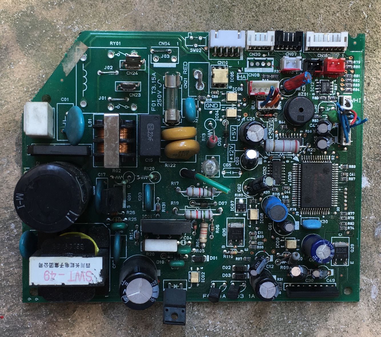 长虹空调KFR-25GW/BQ电脑板 JU7.820.1701 长虹空调内机电源板