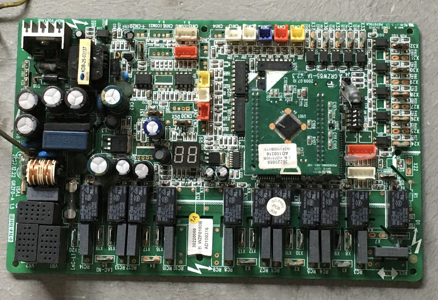 适用格力空气能热水器30220059主板WZF0100B 控制板30220058