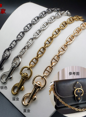 小包包链条金属包带猪鼻子链子