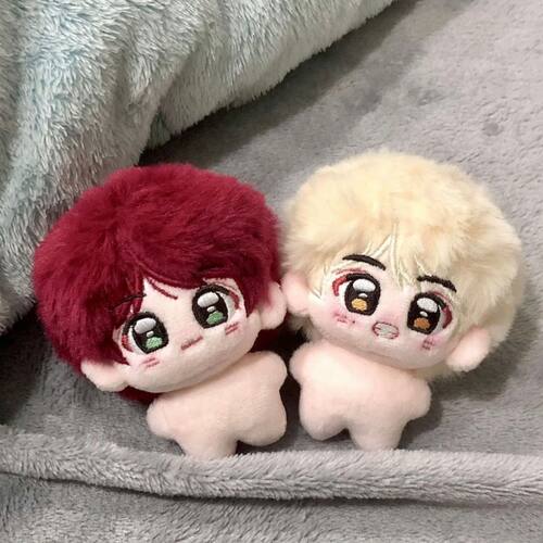 新品TOP登陆少年极禹棉花娃娃张泽禹张极强花对娃超可爱挂件公仔