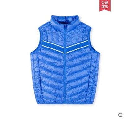 反季品牌折扣男大童羽绒马甲