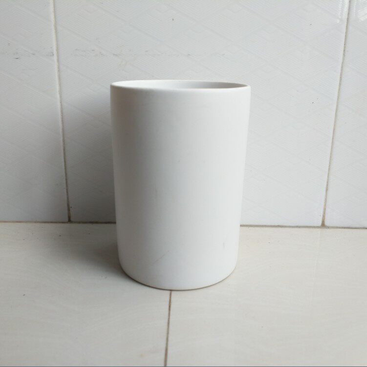 12元清仓尾货处理陶瓷哑光直筒直圆柱笔筒筷子筒绿植花盆摆设花瓶