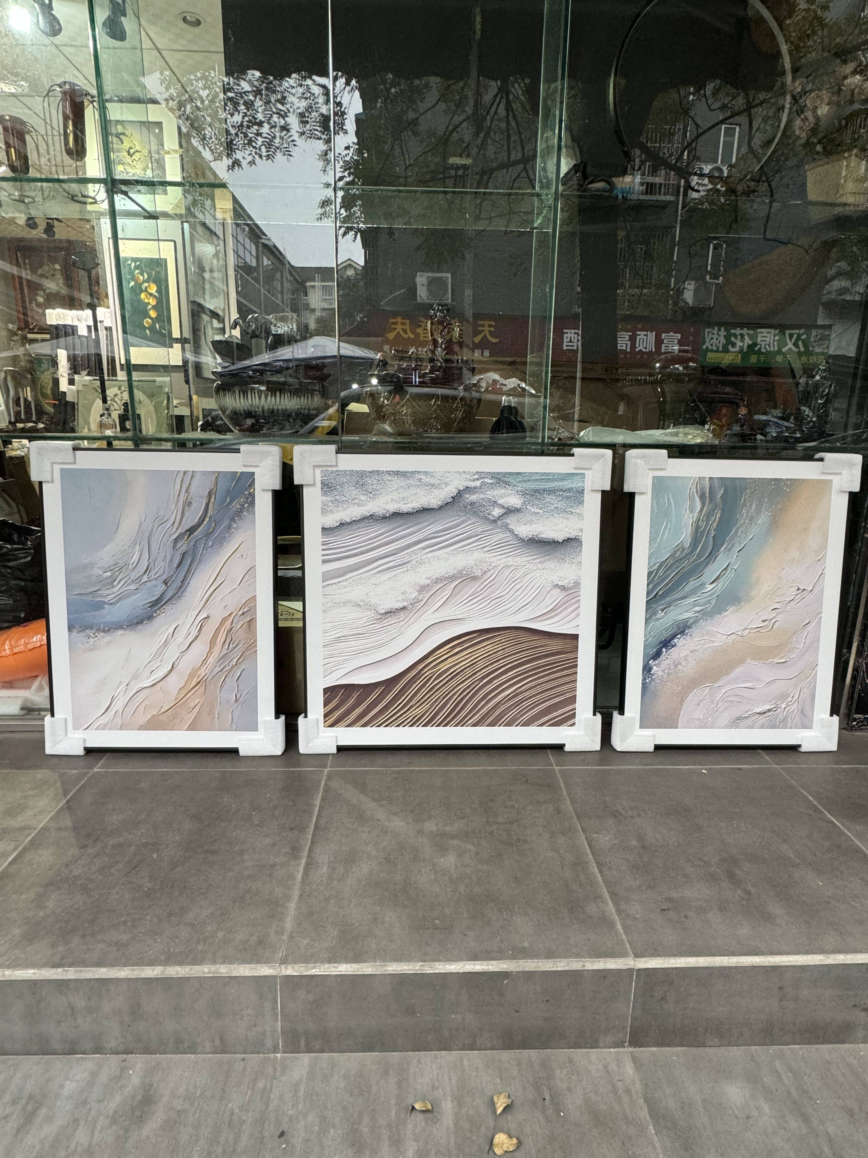 现代简约轻奢客厅装饰画高级感沙发背景墙挂画餐厅卧室床头壁画