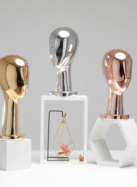 佩恩电镀头模服装店帽子展示架