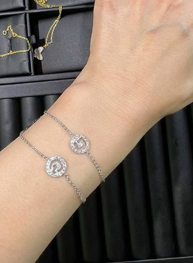 小众日韩风学生ins情侣纯银手链