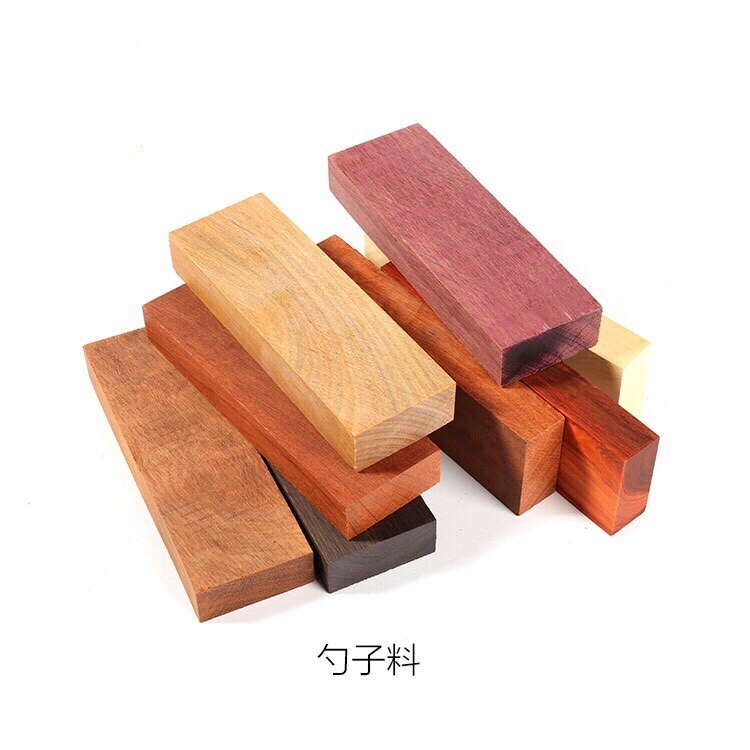 红木diy小料勺子紫光檀手把件