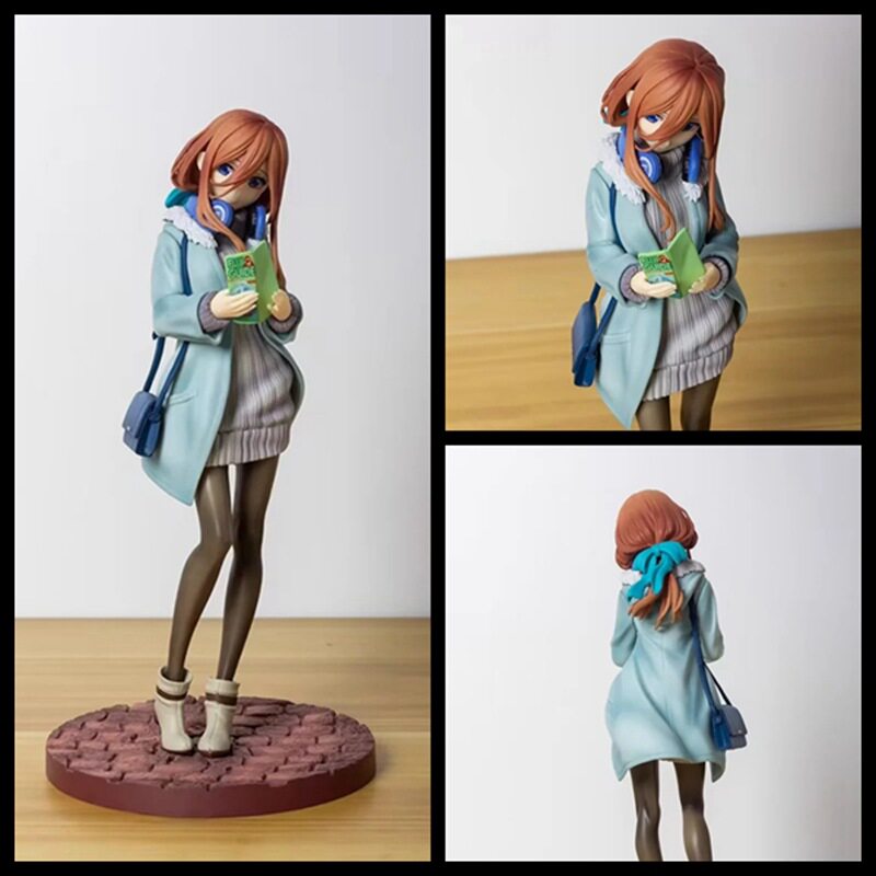 五等分的花嫁 约会风格 中野三玖 看书 耳机 站姿 模型 盒装手办