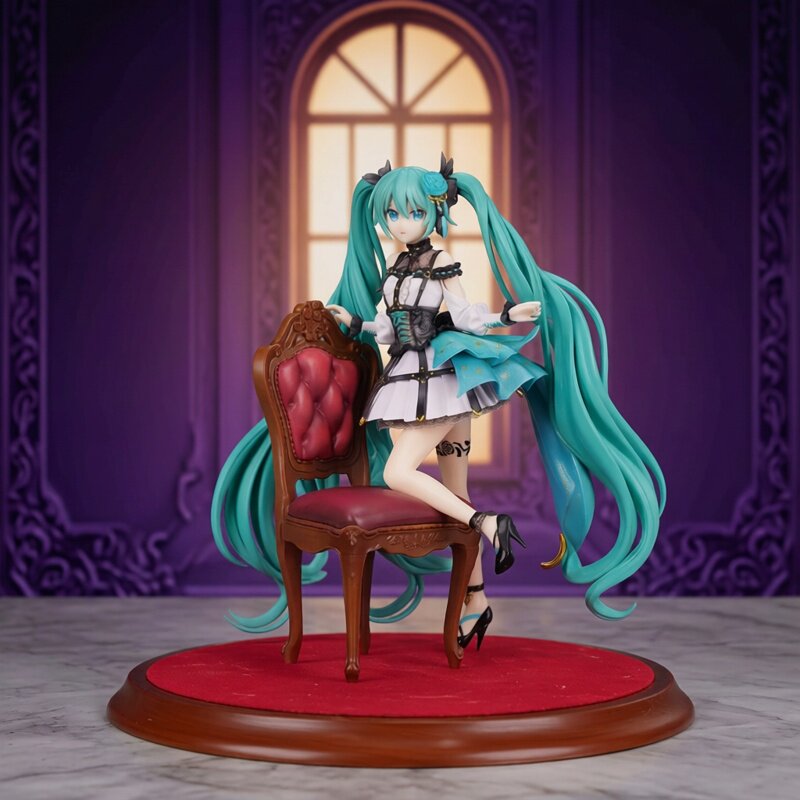 初音公仔miku 椅子初音 世界计划多彩舞台机箱美少女模型摆件手办