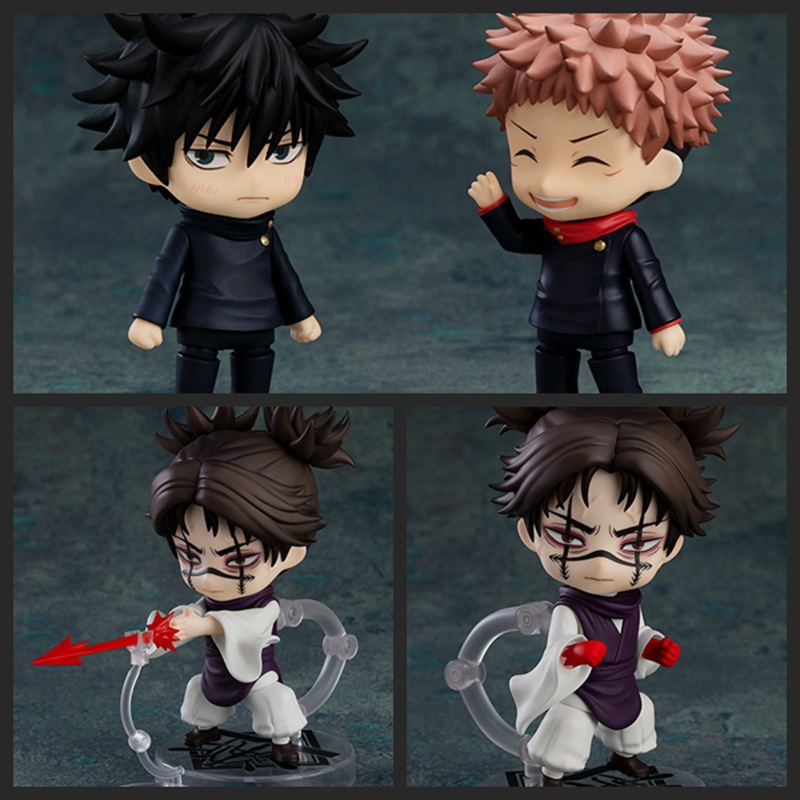 咒术回战 账相 虎杖悠仁 伏黑惠 Q版粘土 可动换脸 模型盒装摆件