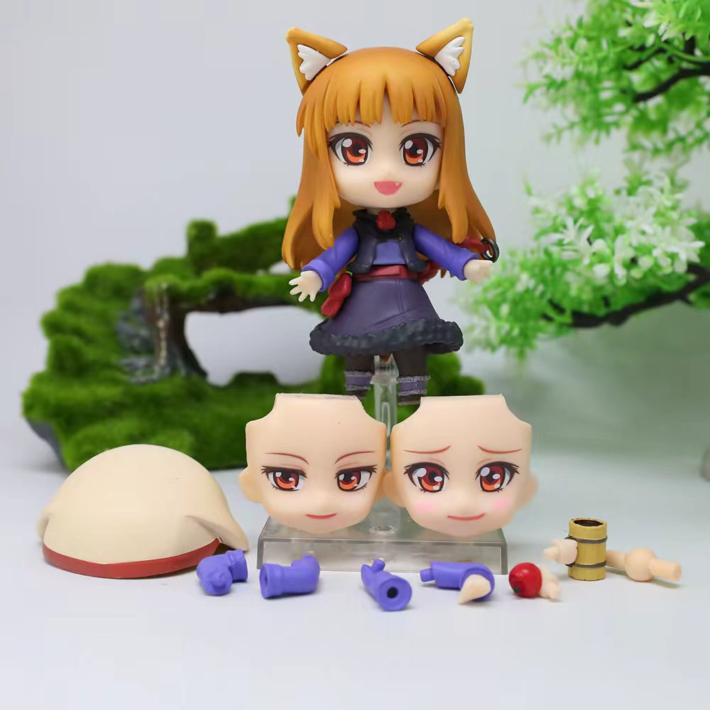 狼与香辛料728#赫萝Q版粘土关节可动换脸人偶公仔模型摆件手办