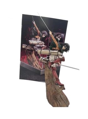 ARTFX 进击的巨人 树桩三笠 阿克曼 米卡莎 模型摆件盒装手办公仔